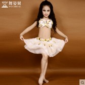 舞姿翼2015新款儿童肚皮舞套装女童练习服表演服演出服装RT019