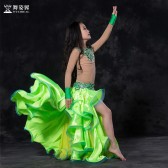 舞姿翼 肚皮舞儿童表演服2017新款 东方舞舞蹈服表演服儿童套装RT1115