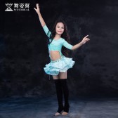 舞姿翼儿童肚皮舞套装印度舞蹈服装2017新款练功服RT171