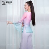 舞姿翼原创2022新款中式中国风名媛形体仪态服单上衣XT879