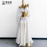 舞姿翼肚皮舞表演出练功服装女2023新款长裙套装WZY031